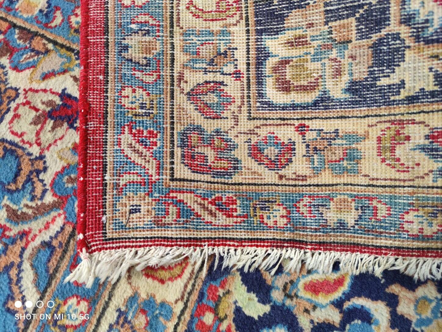 Exceptional vintage Kerman Persian carpet, hand-knotted in wool - 290 x 40.