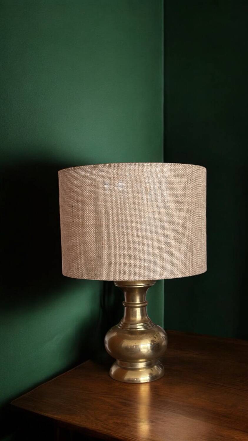 Vintage brass table lamp
