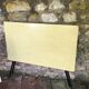 Yellow Formica folding table