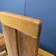 Set of 4 oak brutalist dining chairs, 1970s
