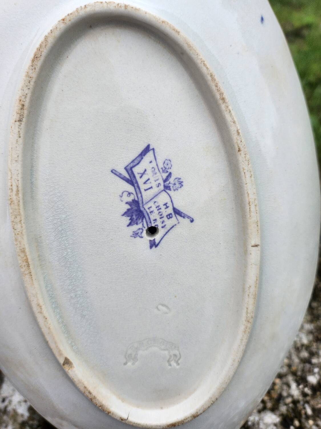 Saucière Choisy-le-Roi, service "Louis XV"