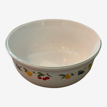 Ceramic salad bowl fruit décor