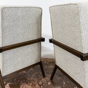 Vintage minimalist armchairs, Poland, 1960s, Set Of 2