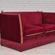 1970s, Danish 2 seater sofa, original condition, furniture velour, ash wood.