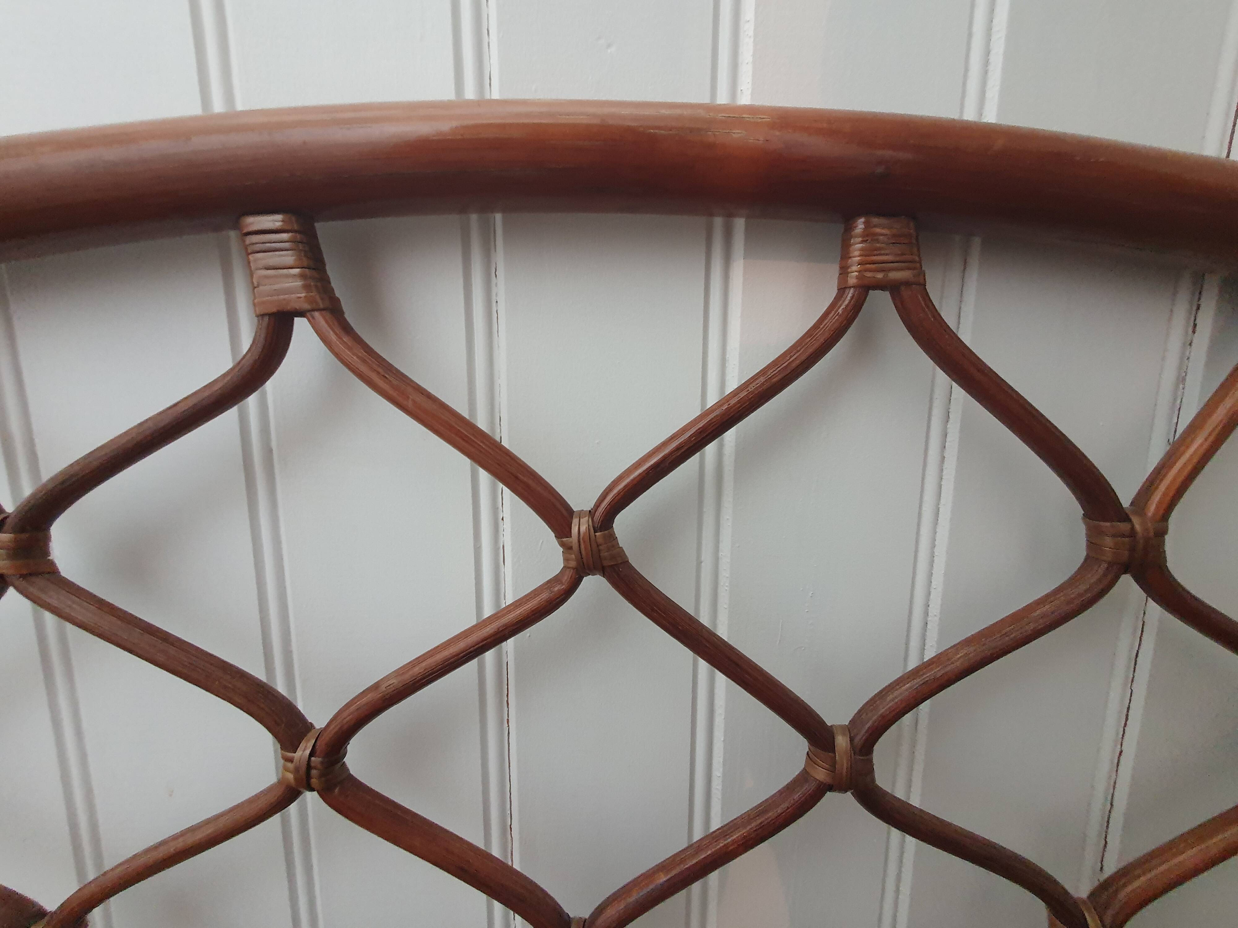 Rattan headboard