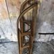 Ancienne luge en bois & lames metal vintage #a355