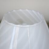 Pair of vintage mushroom table lamps - 1960s - swirled Murano glass - Italian design