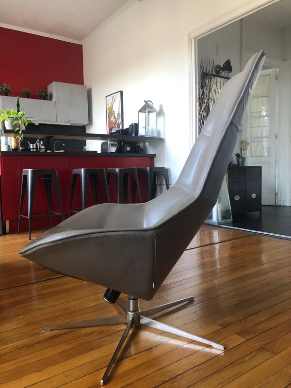 Fauteui boston (boconcept) excellent état / cuir moulé