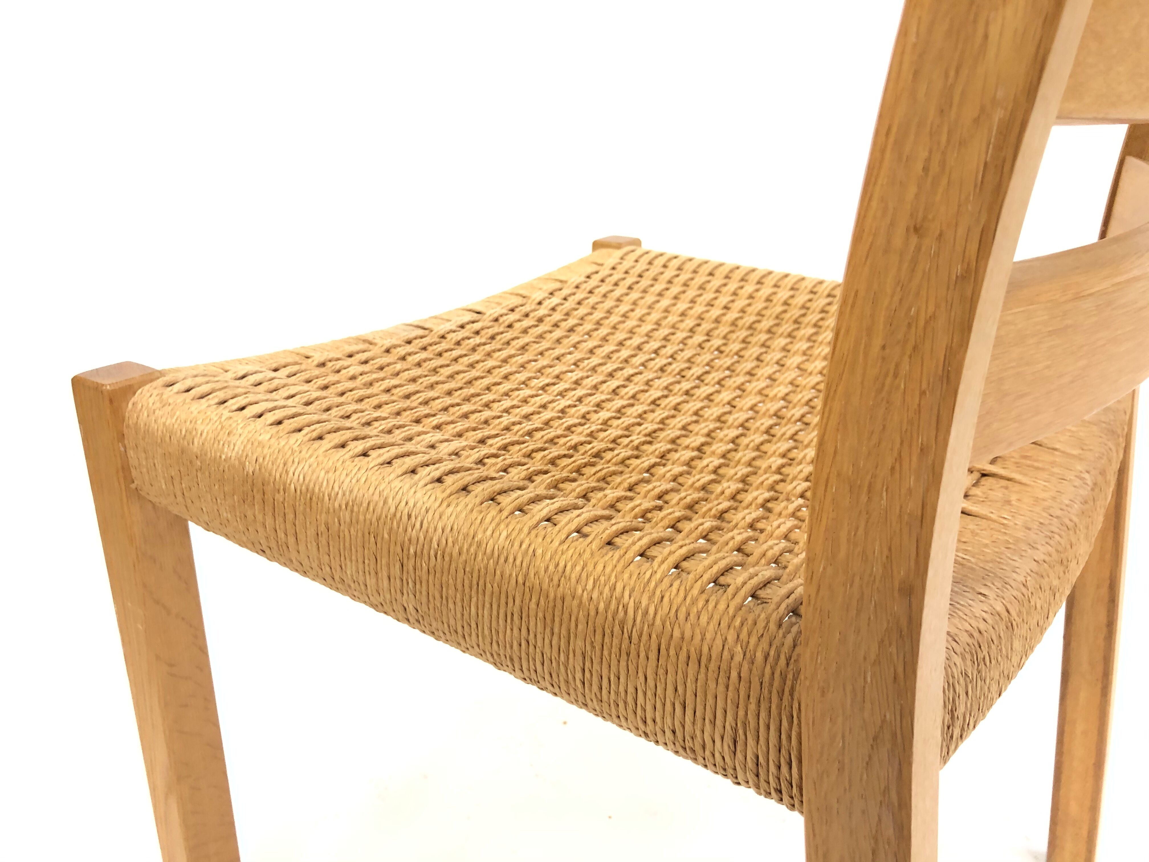 Vintage chair JL Muller M-belfabrik model No. 408 design 1960 Denmark