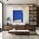 Contemporary abstract blue 1 signed Bodasca 100x81cm