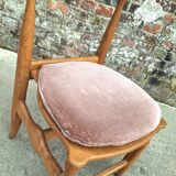 Set of 4 Guillerme and Chambron Charlotte model chairs, vintage seats