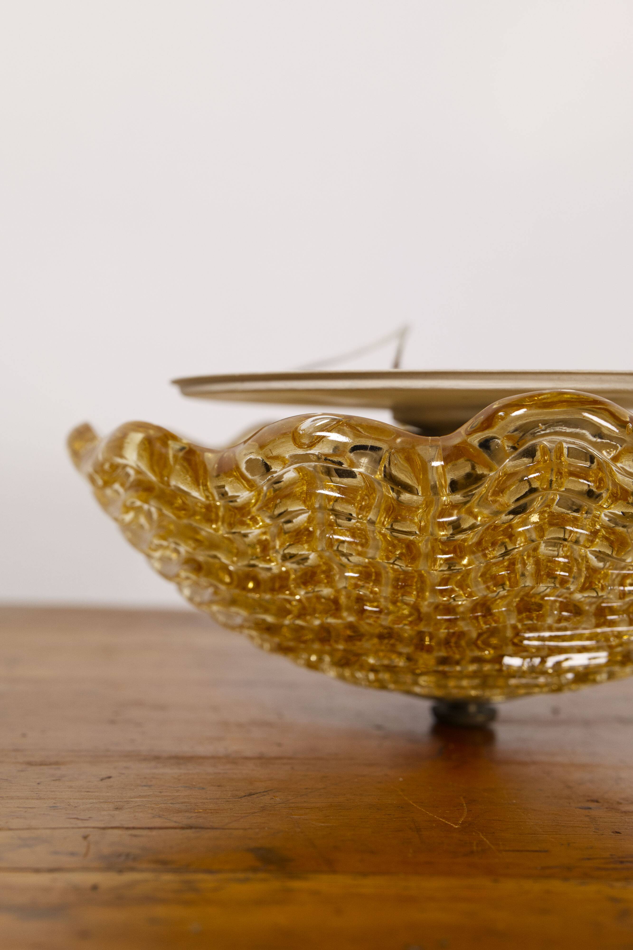 Carl Fagerlund ceiling light for Orrefors, Sweden 1960s