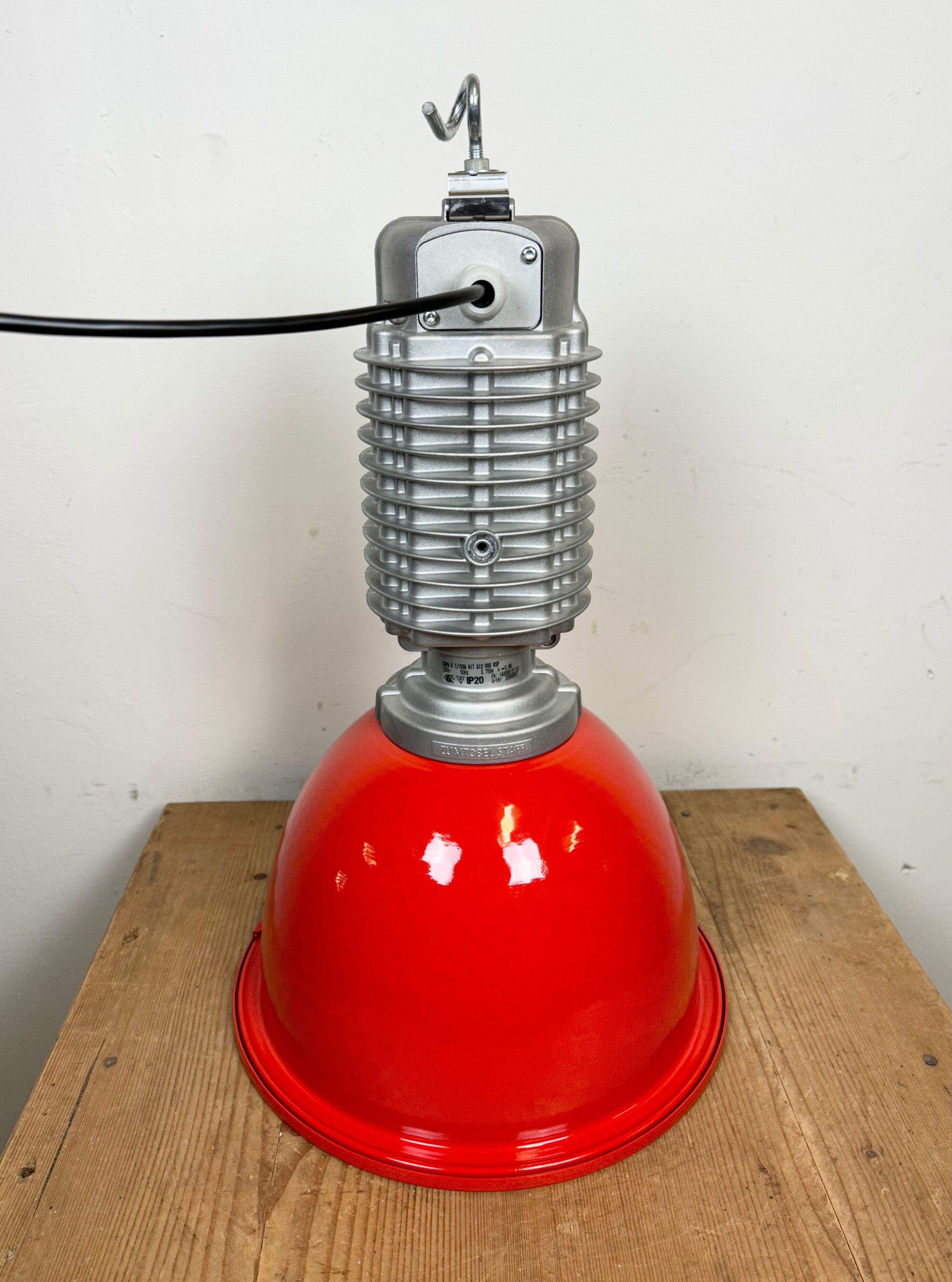 Industrial pendant lamp by charles keller for zumtobel, 1990s