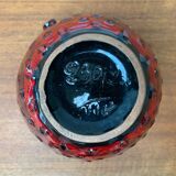 Strawberry pottery vase by Fratelli Fanciullacci for Bitossi, 1960s.