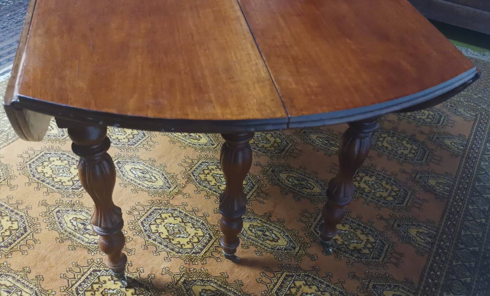 Louis Philippe period walnut table
