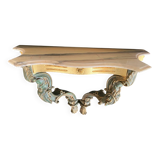 Très belle console marbre et bois doré