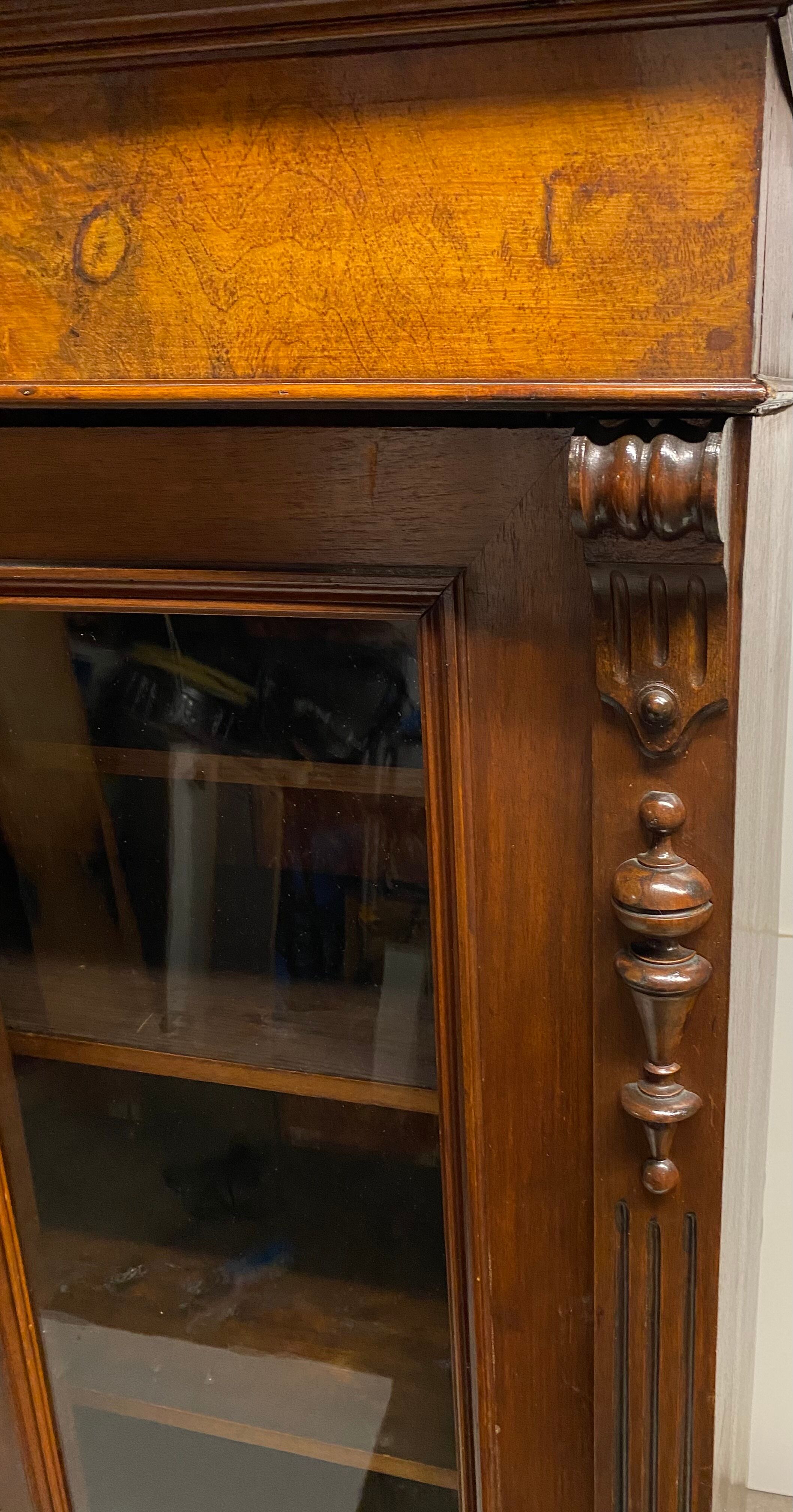 Glazed bookcase