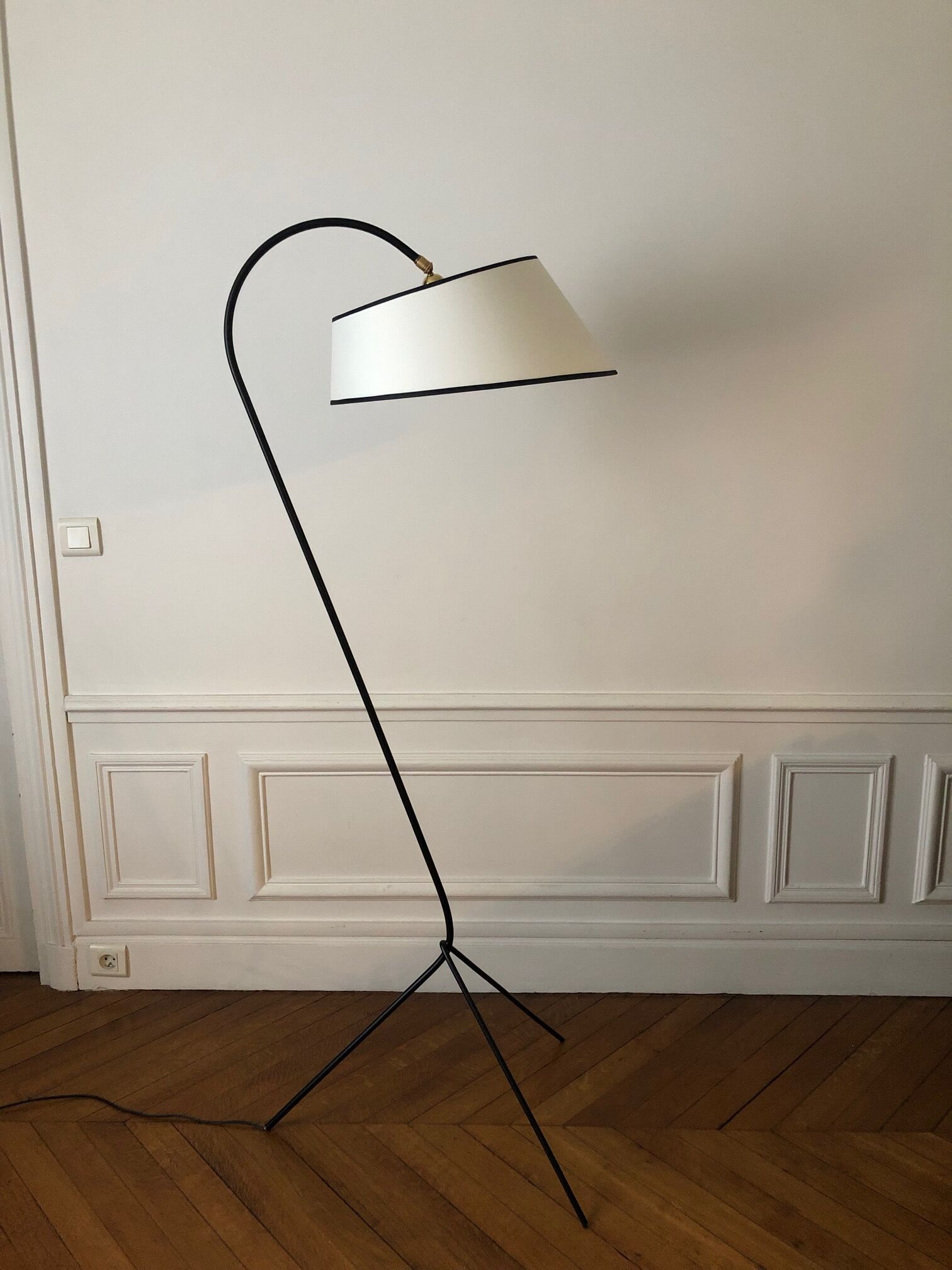 Tripod floor lamp 1950