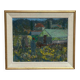 Original Swedish Oil on Panel – “Farm” by Svän Grandin – Signed – Vintage