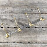 Beautiful 1900 brass and steel wall pad