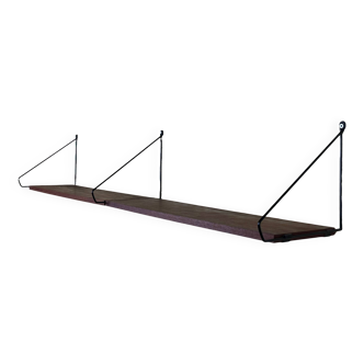 1960s/70s Teak Shelf, Wall Shelf, WHB Germany, String Shelf, Danish Design