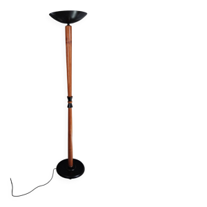 Lampadaire vintage bois