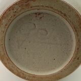 Speckled brown ceramic vase 15.5cm