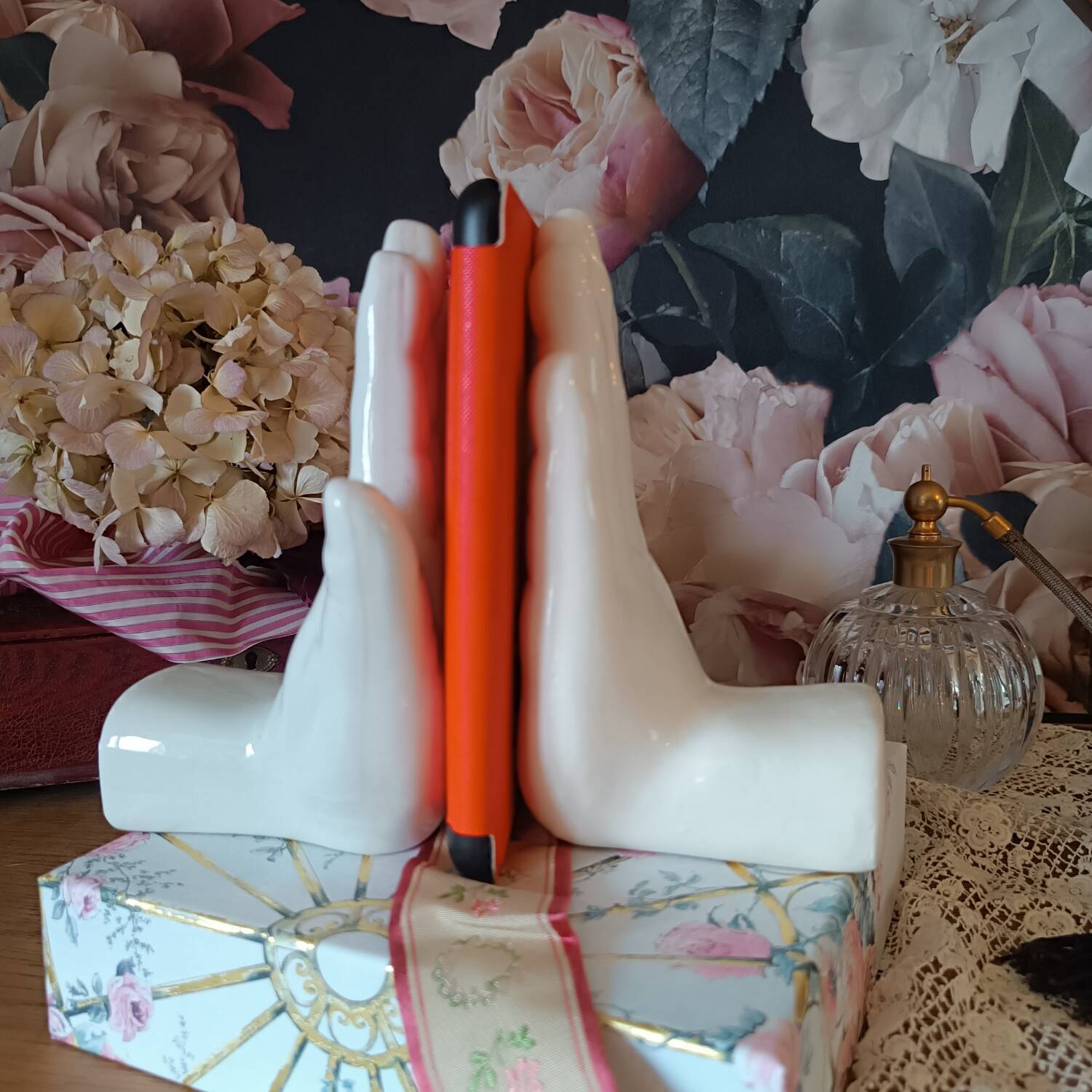 Serre-livres céramique