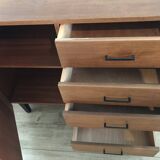 Vintage storage unit 1 door 5 drawers