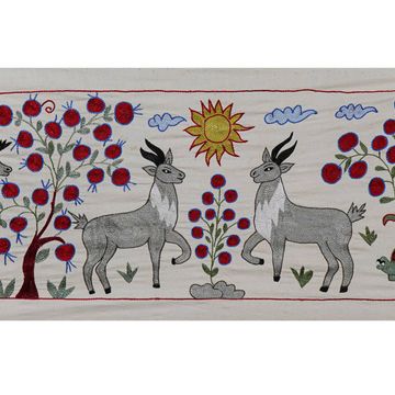 Tapis turc vintage noué à la main