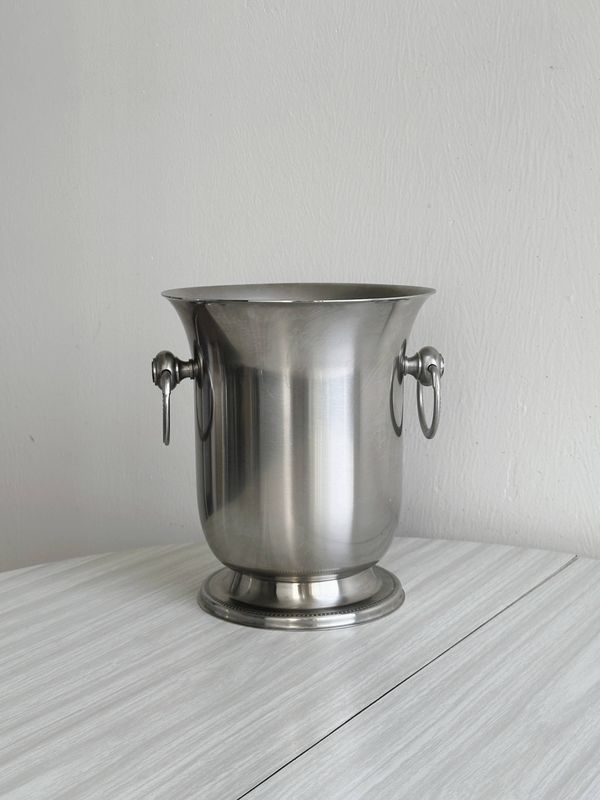 Seau à champagne en métal