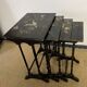 Set of 4 wooden nesting tables, Napoleon III