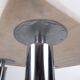 Wolfgang C.R. Mezger Marble on steel coffee table 1980s