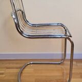 Chrome metal chair