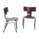 Paire de chaises de salle à manger Anziano Vintage par John Hutton pour Donghia