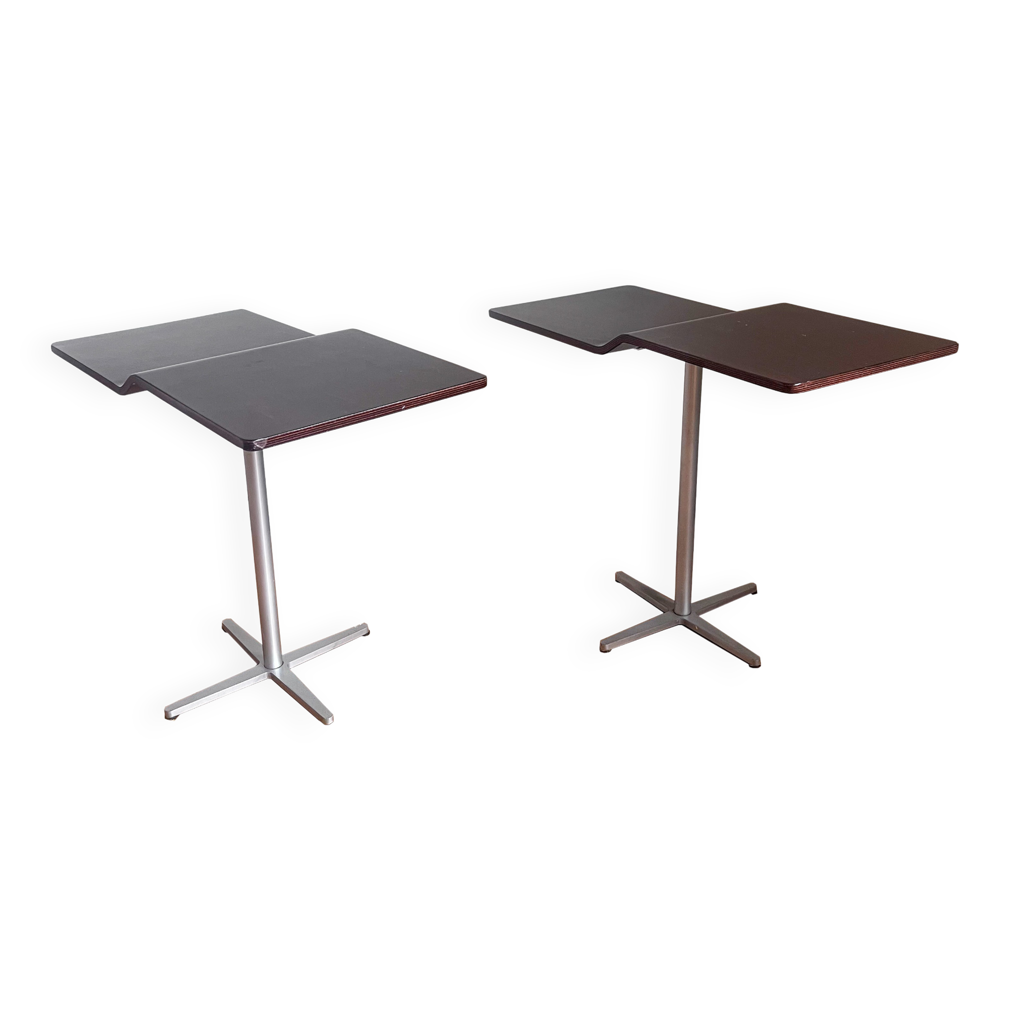 Vintage side table pair