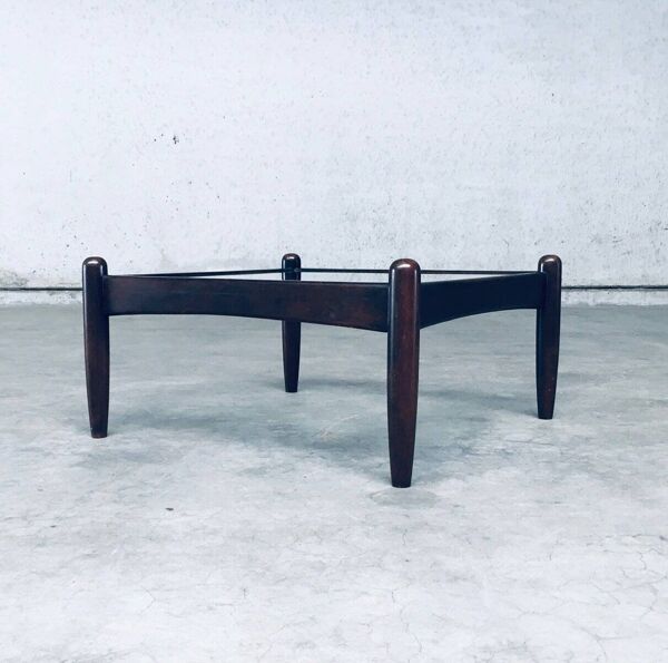 Mid-Century Modern Design Low Side Table Set, Sweden, 1960s, Set of 2