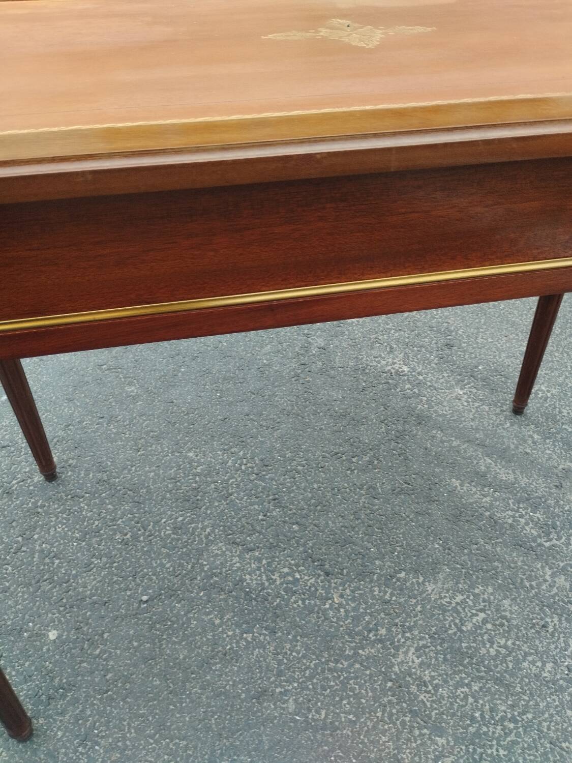 Beau bureau plat ancien style louis xvi