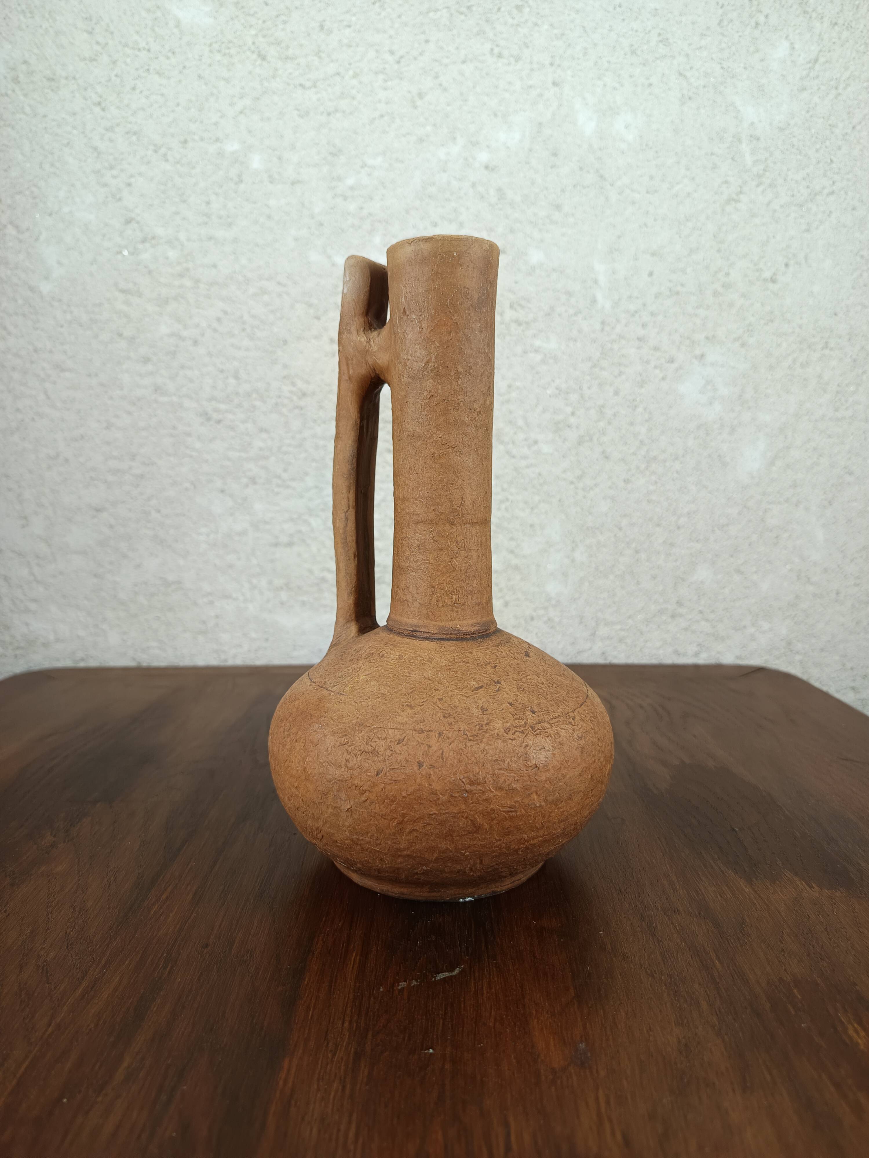 Stoneware jug-shaped vase