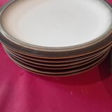 Vintage: Set of 6 Denbry English Dinner Plates