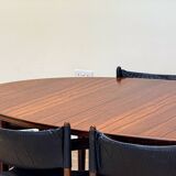 Extendable dining room table and chairs (by Kristian Solmer Vedel)