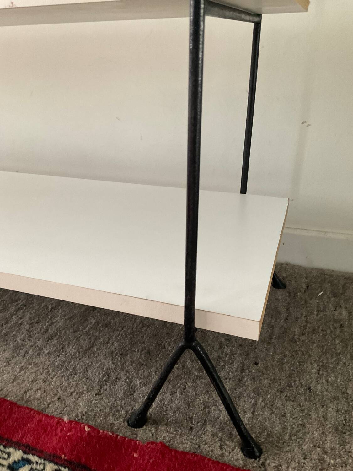 Vintage shelf on legs from the 60s-70s