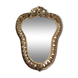 Louis XV style gilded carved wooden mirror