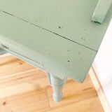Vintage painted wood dressing table