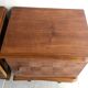 Pair of vintage bedsides