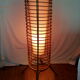 Vintage bamboo floor lamp