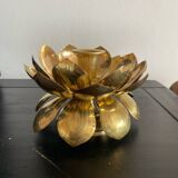 Bougeoir lotus en laiton Feldman Lighting