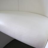 Intervista Leather Armchair by Massimo and Lella Vignelli for Poltrona Frau, 1989.