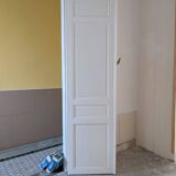 Double oak door in Haussmann style