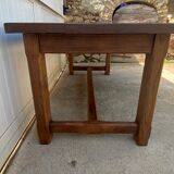 Farmhouse dining table in solid oak 1980